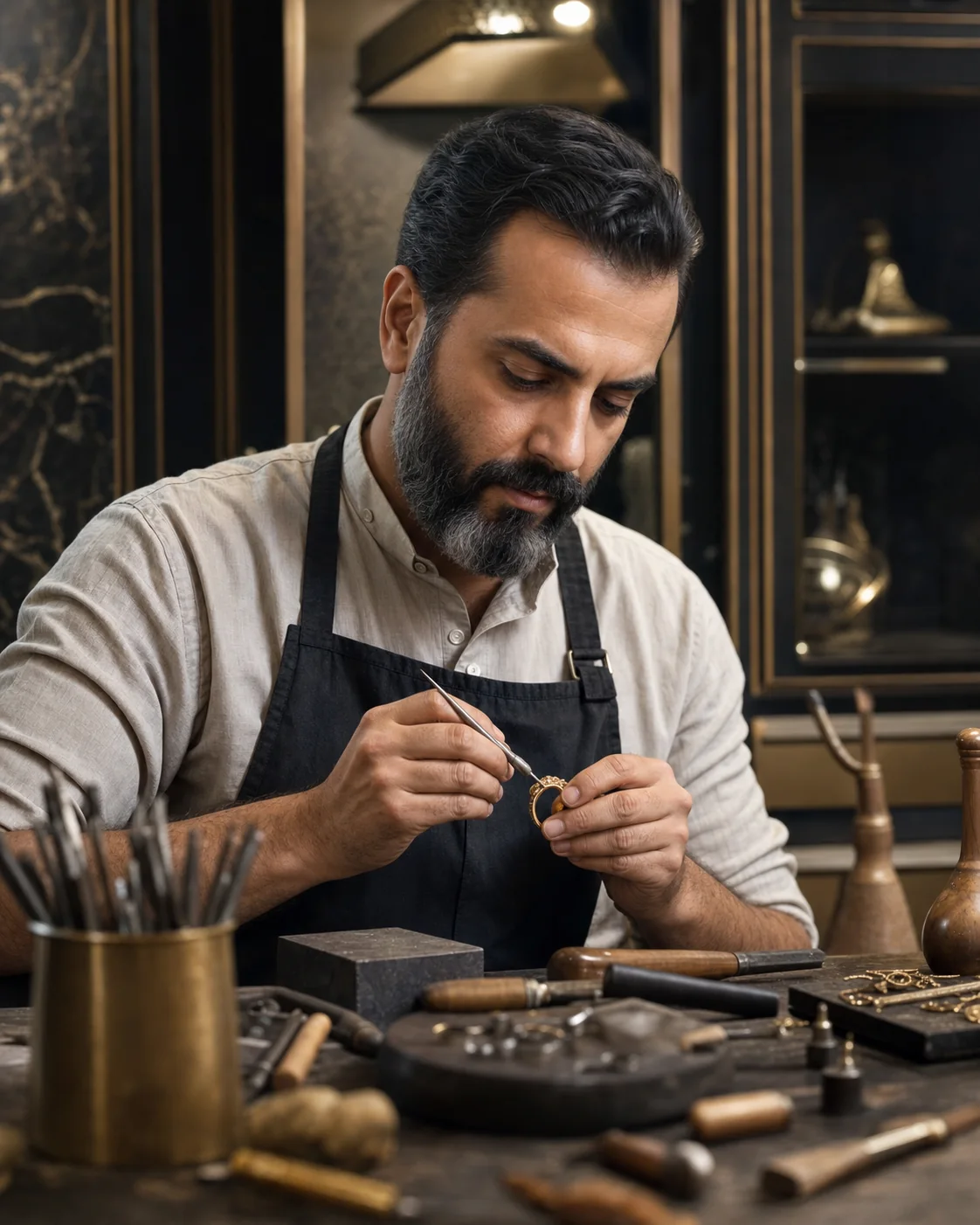 آموزش عملی طلافروشی و شناخت طلا