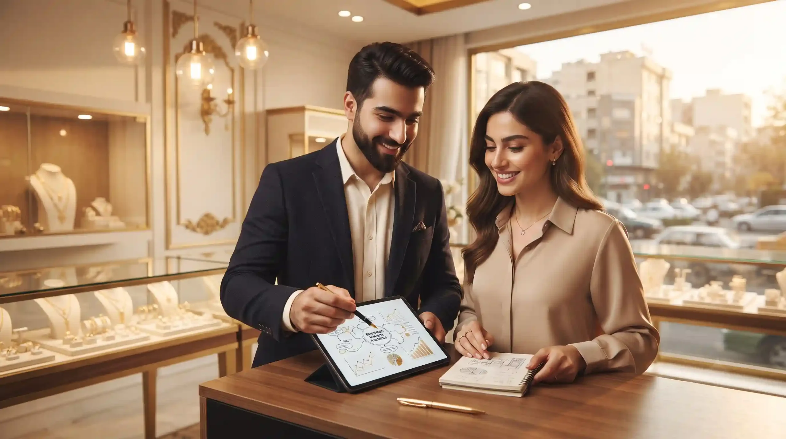 🗺️ نقشه راه موفقیت و مراحل راه اندازی مغازه طلافروشی