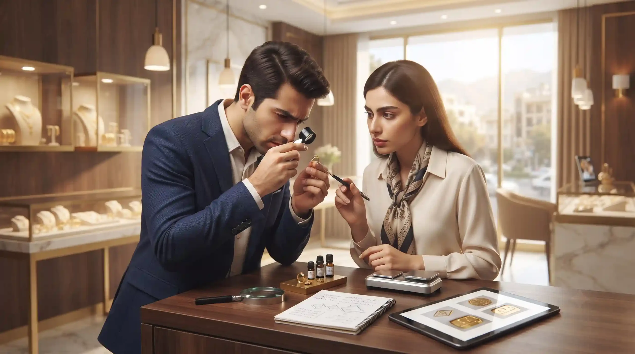🔍 شناخت انواع عیار، آلیاژها و روشهای تخصصی تشخیص طلای اصل از بدل