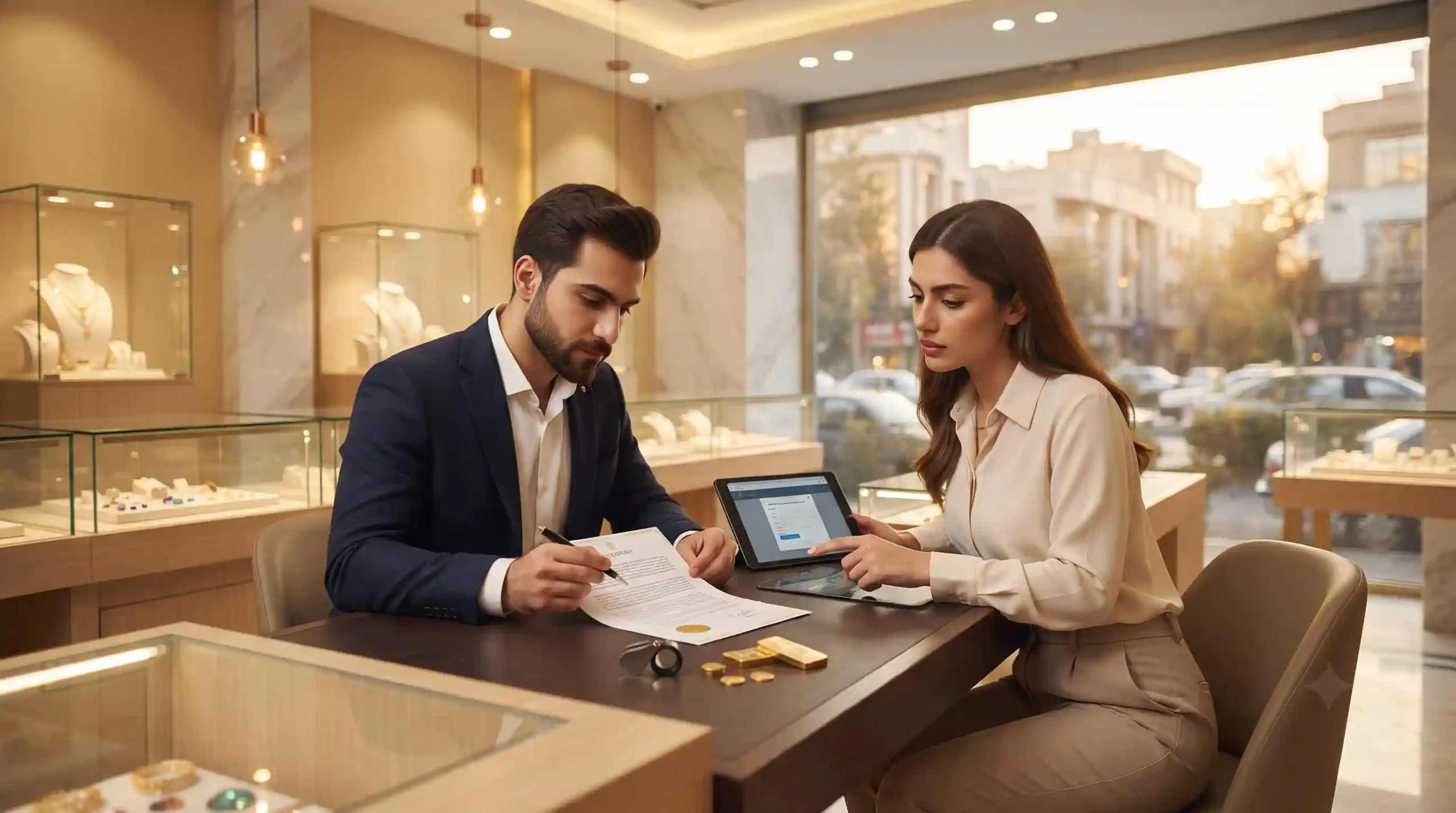 🛡️ امنیت فیزیکی و روانشناسی معاملات سنگین طلا