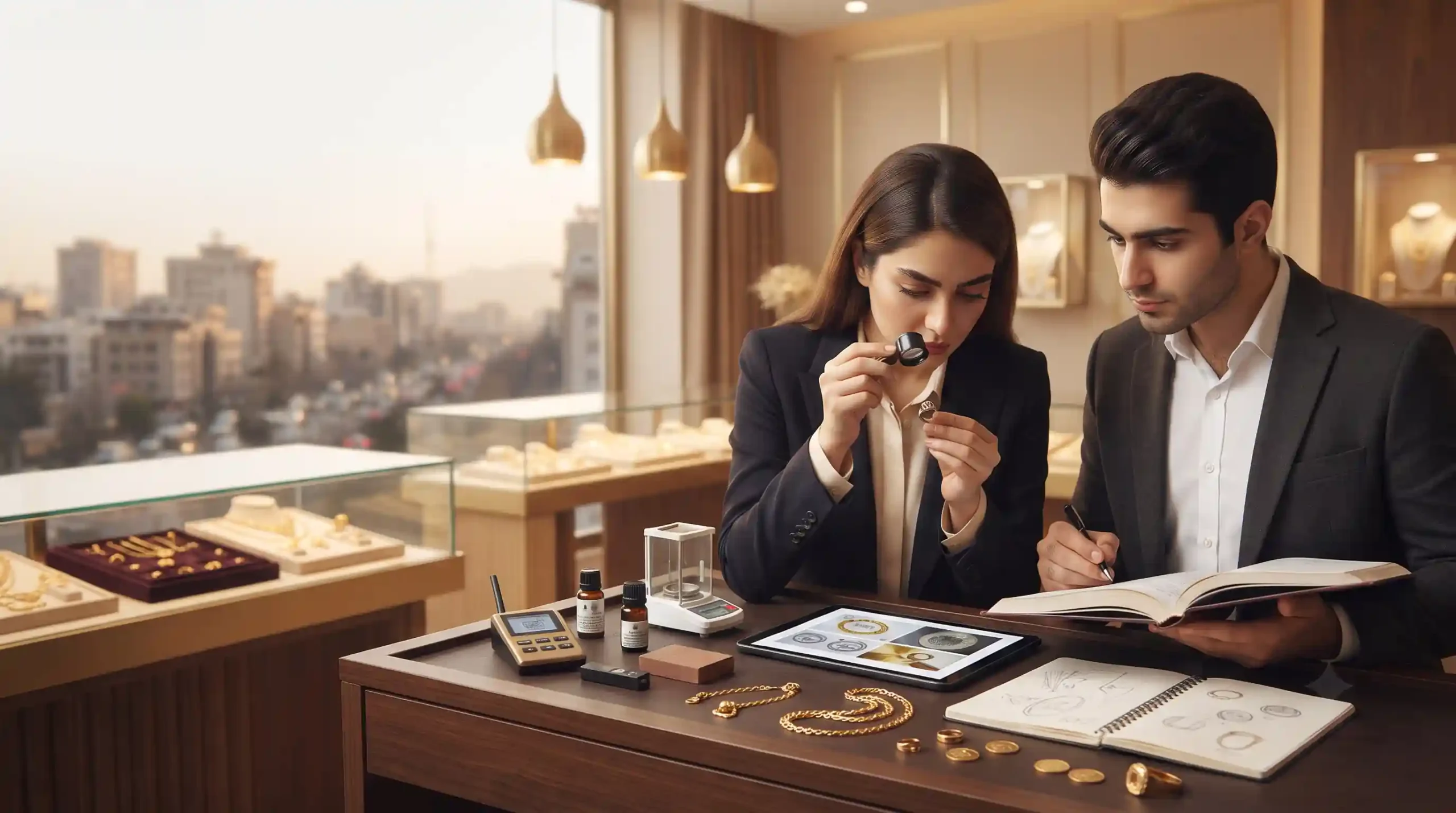 🔍 روشهای تخصصی تشخیص اصالت و عیارسنجی طلای دست دوم
