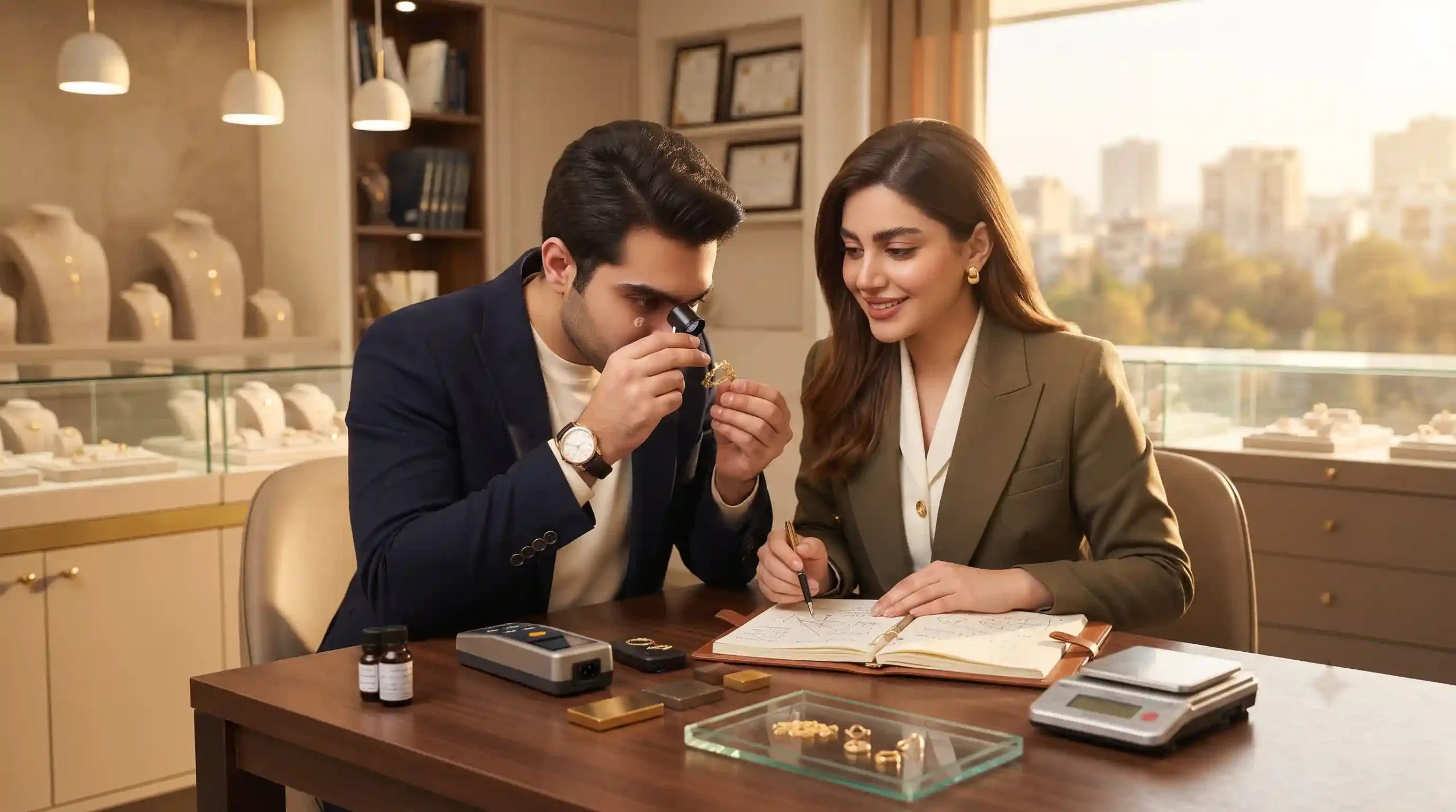 💎 شناخت بازار طلا و عیارسنجی تخصصی در آکادمی زرگرساز