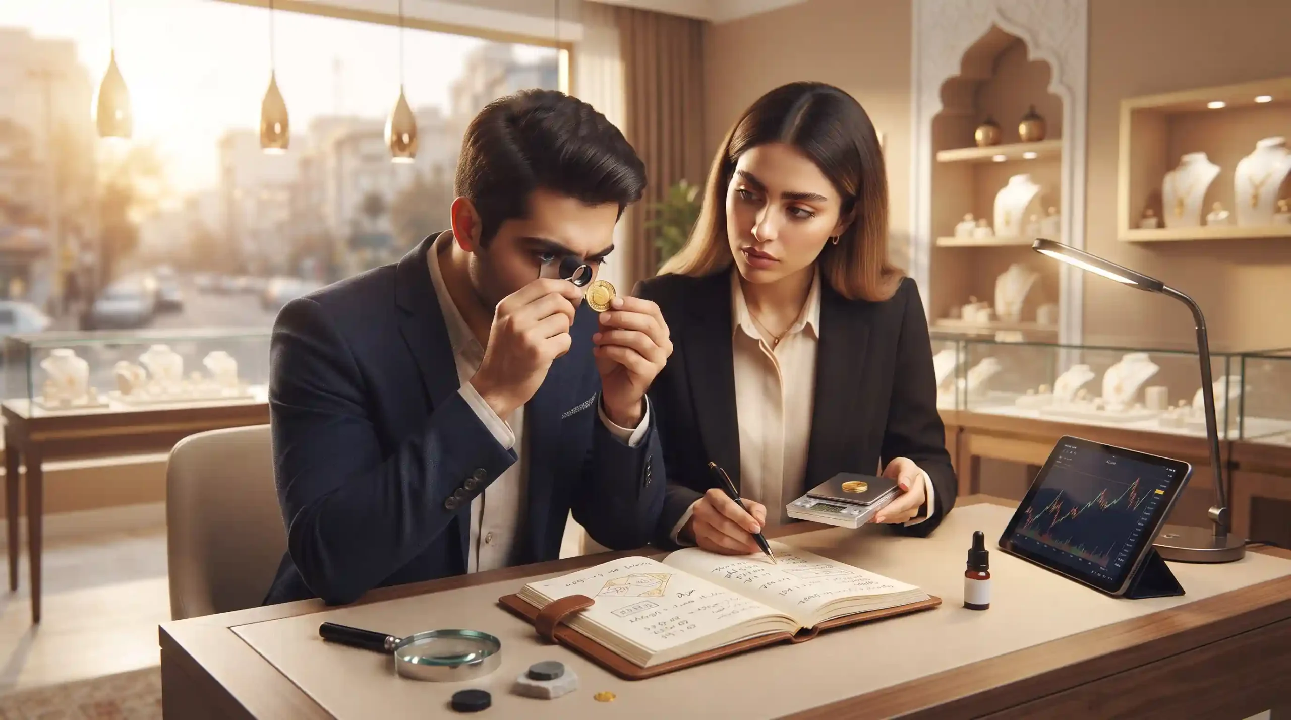 🔍 شناخت عیار، وزن‌خوانی و قیمت‌گذاری تخصصی طلا
