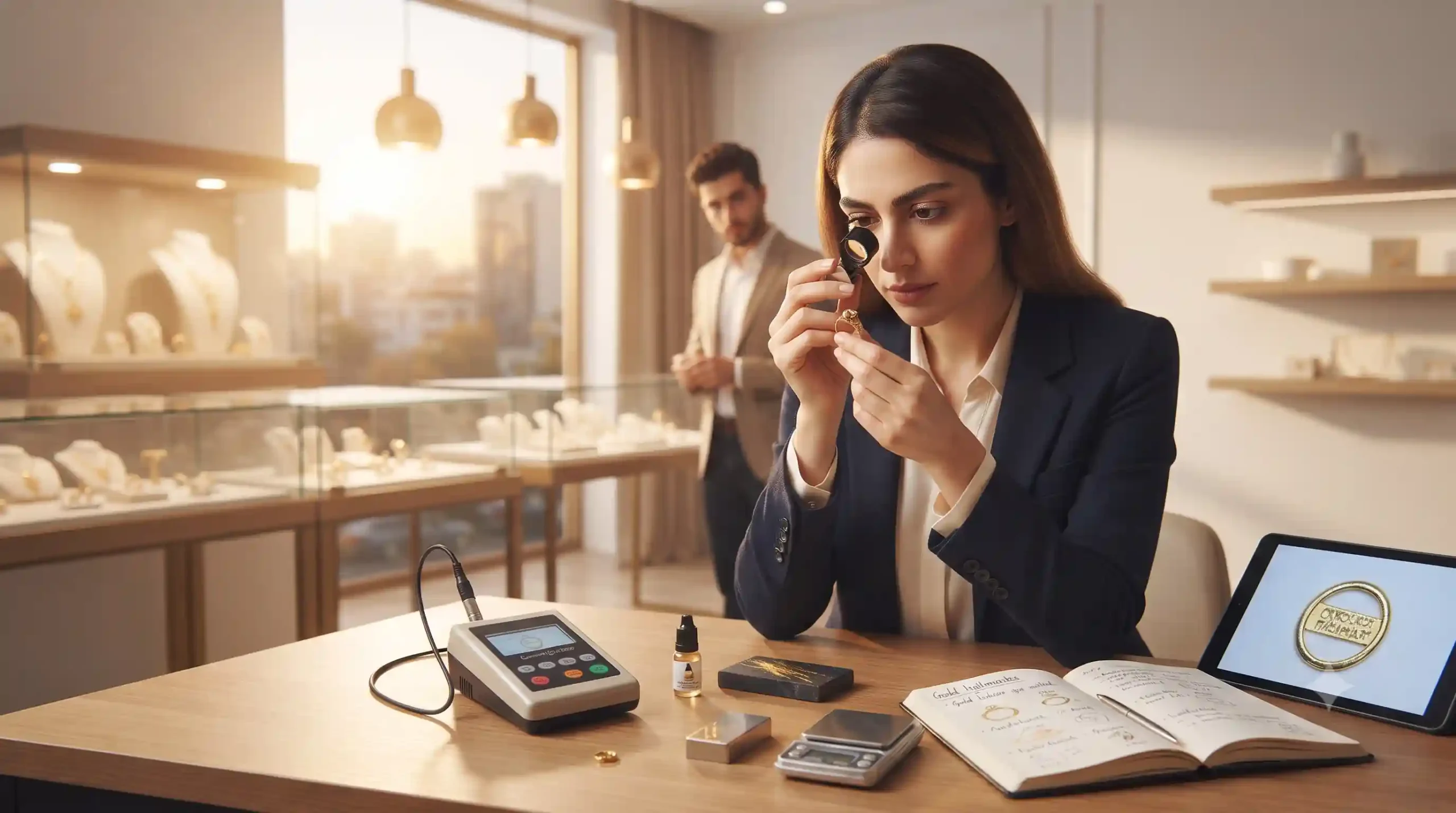 🔍 مهارتهای فنی و تخصصی برای تشخیص عیار و اصالت طلا