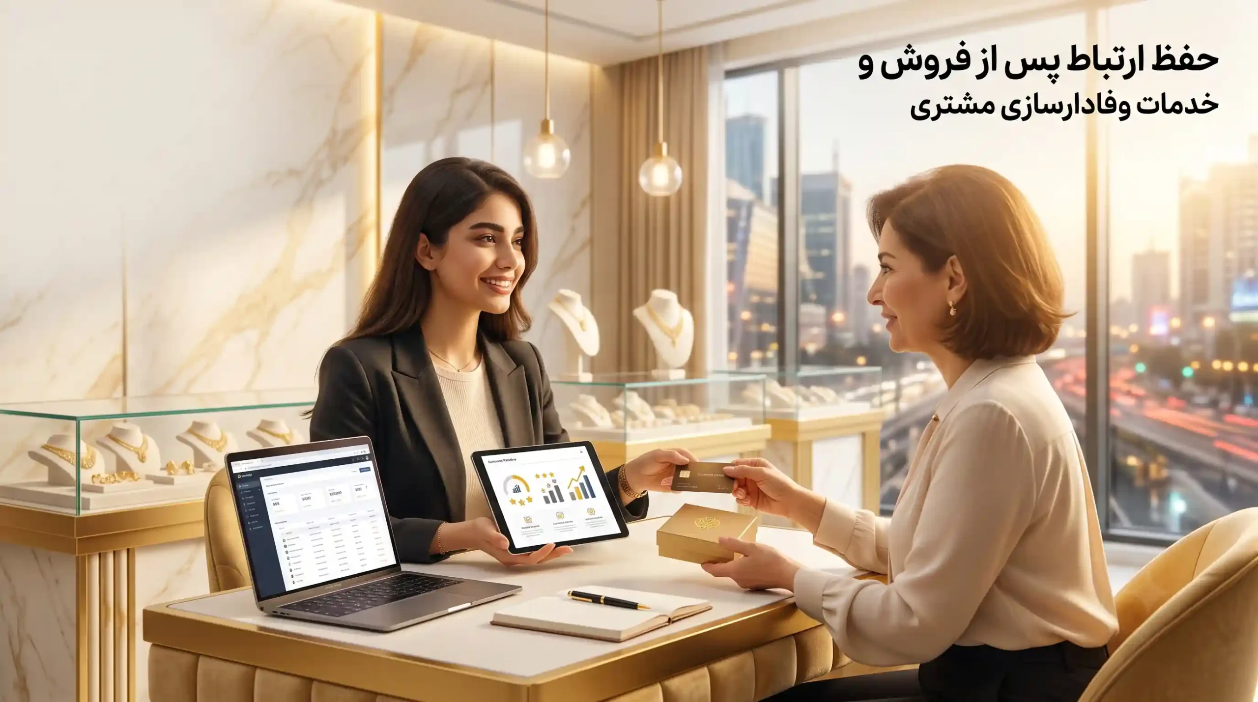 🤝 حفظ ارتباط پس از فروش و خدمات وفادارسازی مشتری