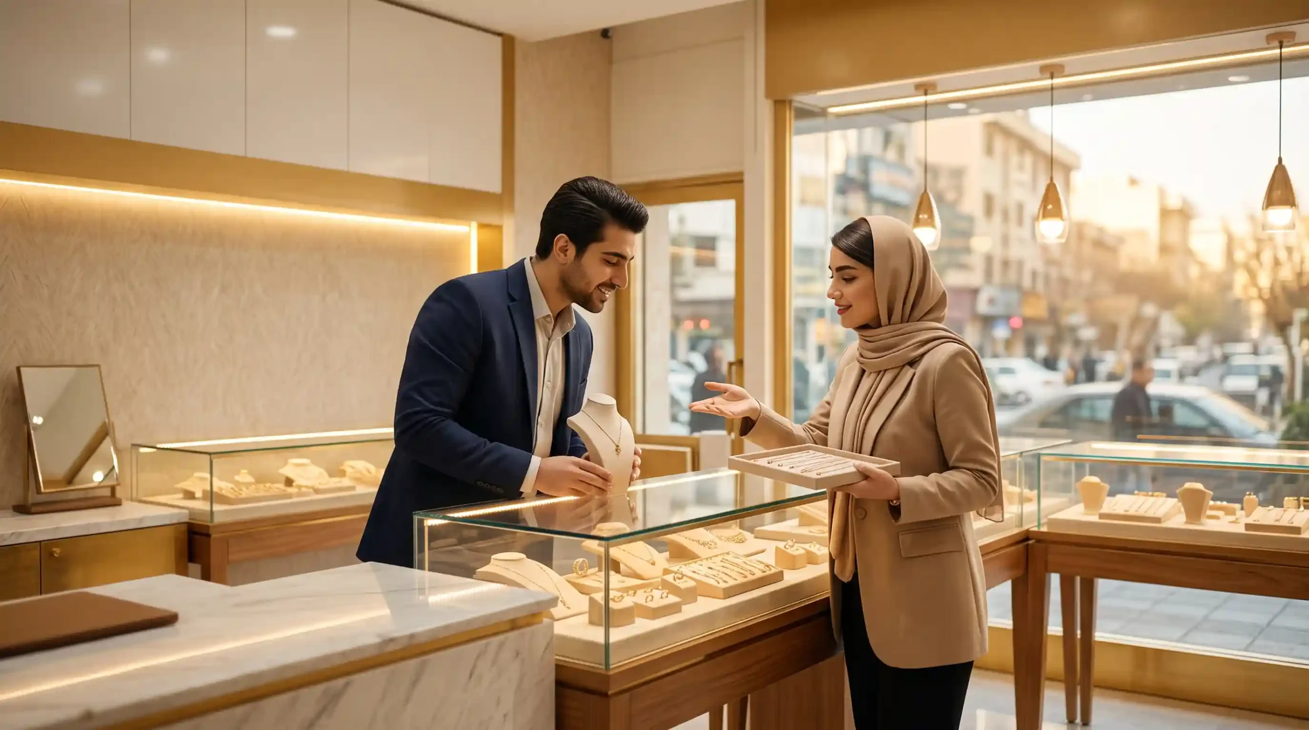 🏢 طراحی دکوراسیون، ویترین‌چینی و انتخاب بهترین موقعیت مکانی